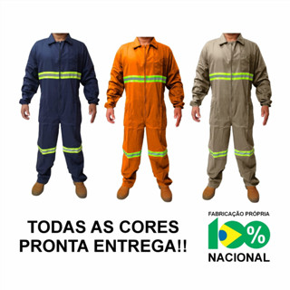Macacão Refletivo Operacional Uniforme Profissional