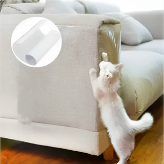 Anti-arranhador para gato transparente flexível Filme protetor discreto autocolante