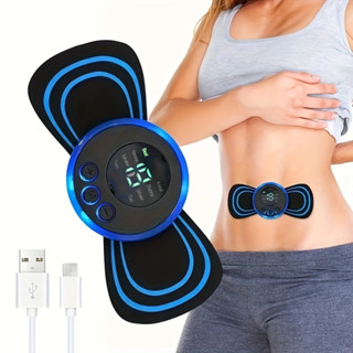 Mini Massageador Elétrico Portátil Cervical EMS Alivia Dores Corpo Pescoço