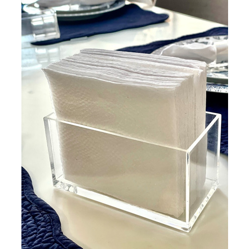 Porta guardanapo em acrilico Minimalista Decoração Mesa