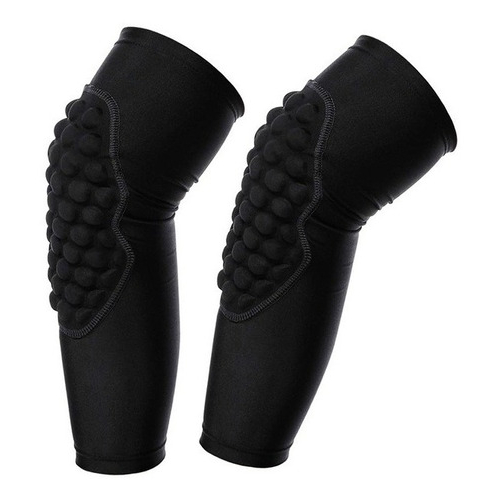 Joelheira Compressão Anti Impacto Almofadada Para Esporte .