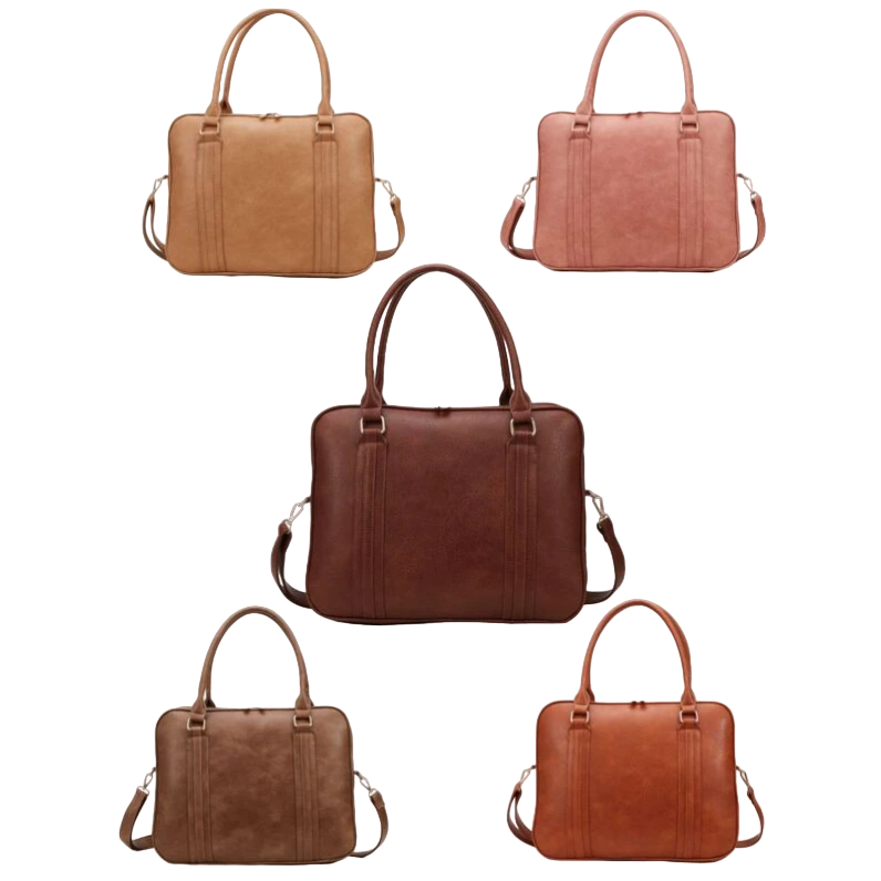 Imagem Pasta Executiva Notebook Maleta - Bolsa Transversal Alta Qualidade Reforçada, Bolsos À Prova D'Água