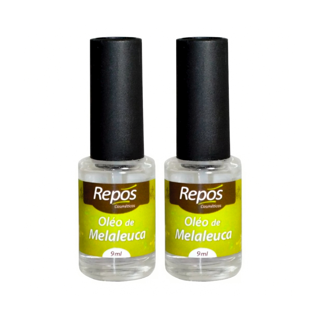 Kit 2 Óleo De Melaleuca 9ml Repos Contra Fungos E Micoses