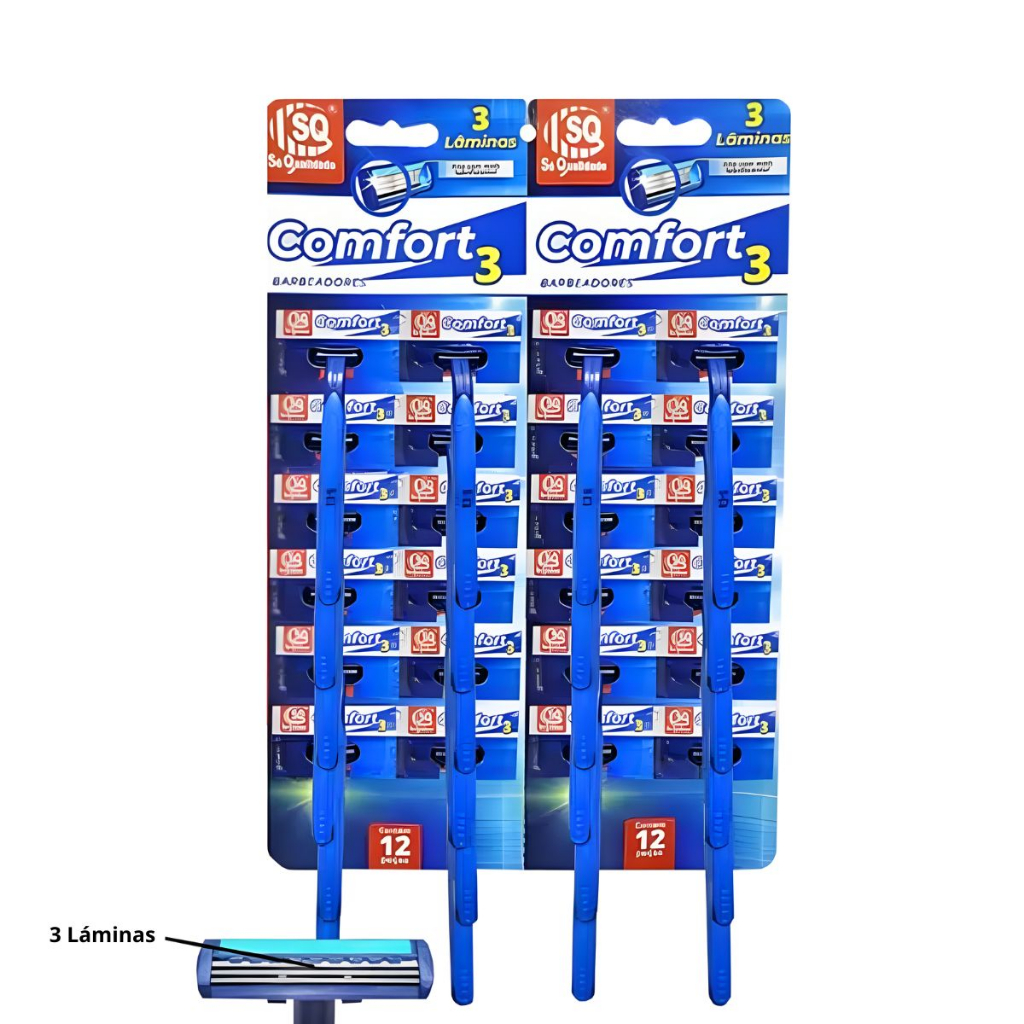 Aparelho de Barbear 3 Lâminas com 24 unidades