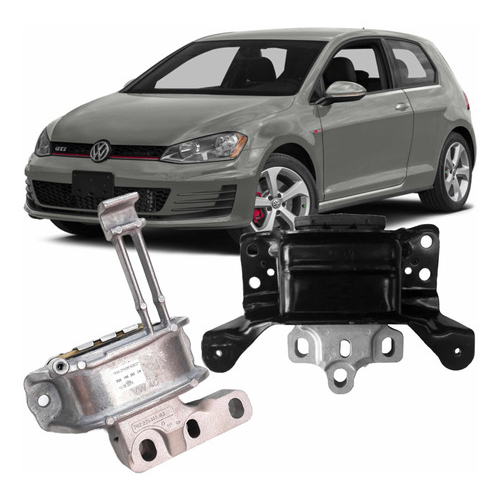 Kit Coxim Do Motor Direito E Esquerdo Vw Golf 2.0 Gti 14/19