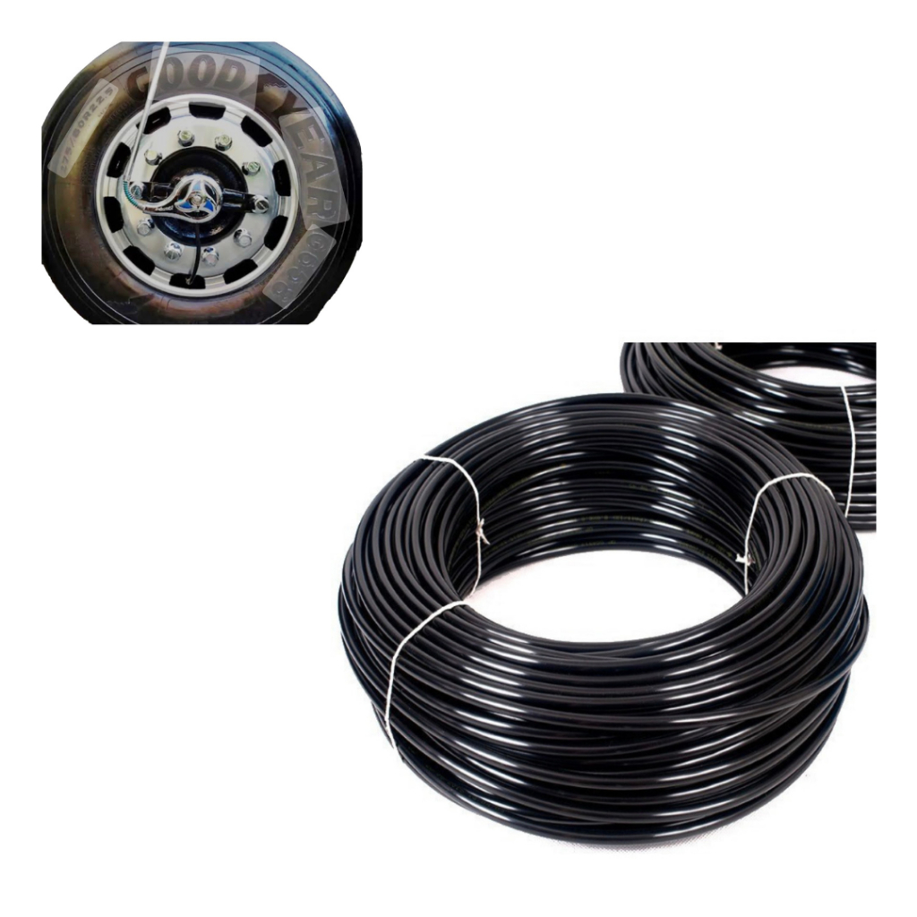 10 Metros Mangueira Tubo de Nylon Para Suspensao A Ar Rodoar Rodocalibrador Caminhão Onibus 8mmx5,5mm