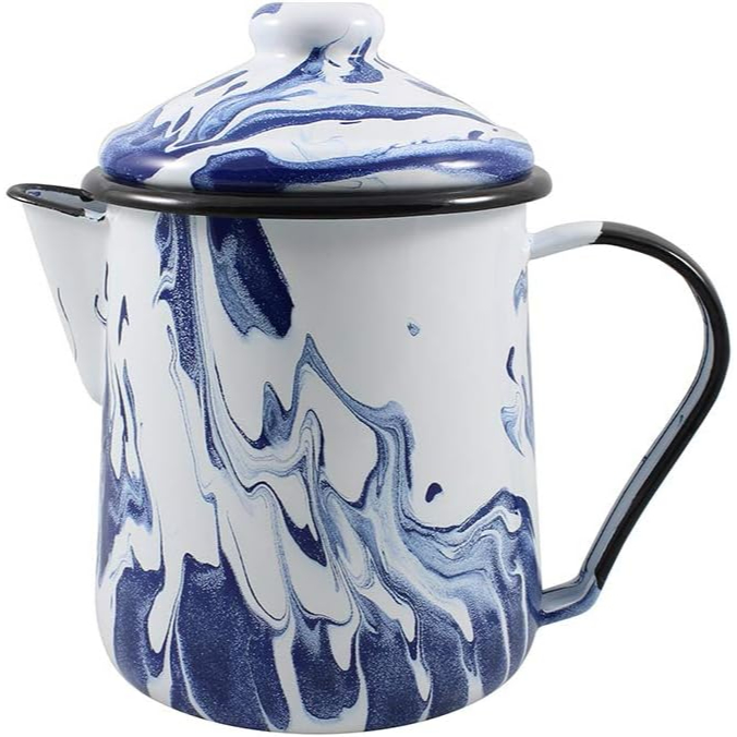 Leiteira Bule Tradicional Indução e outros fogões Nr12 Esmaltada Mãe Ágata 1.1Lts - Ewel