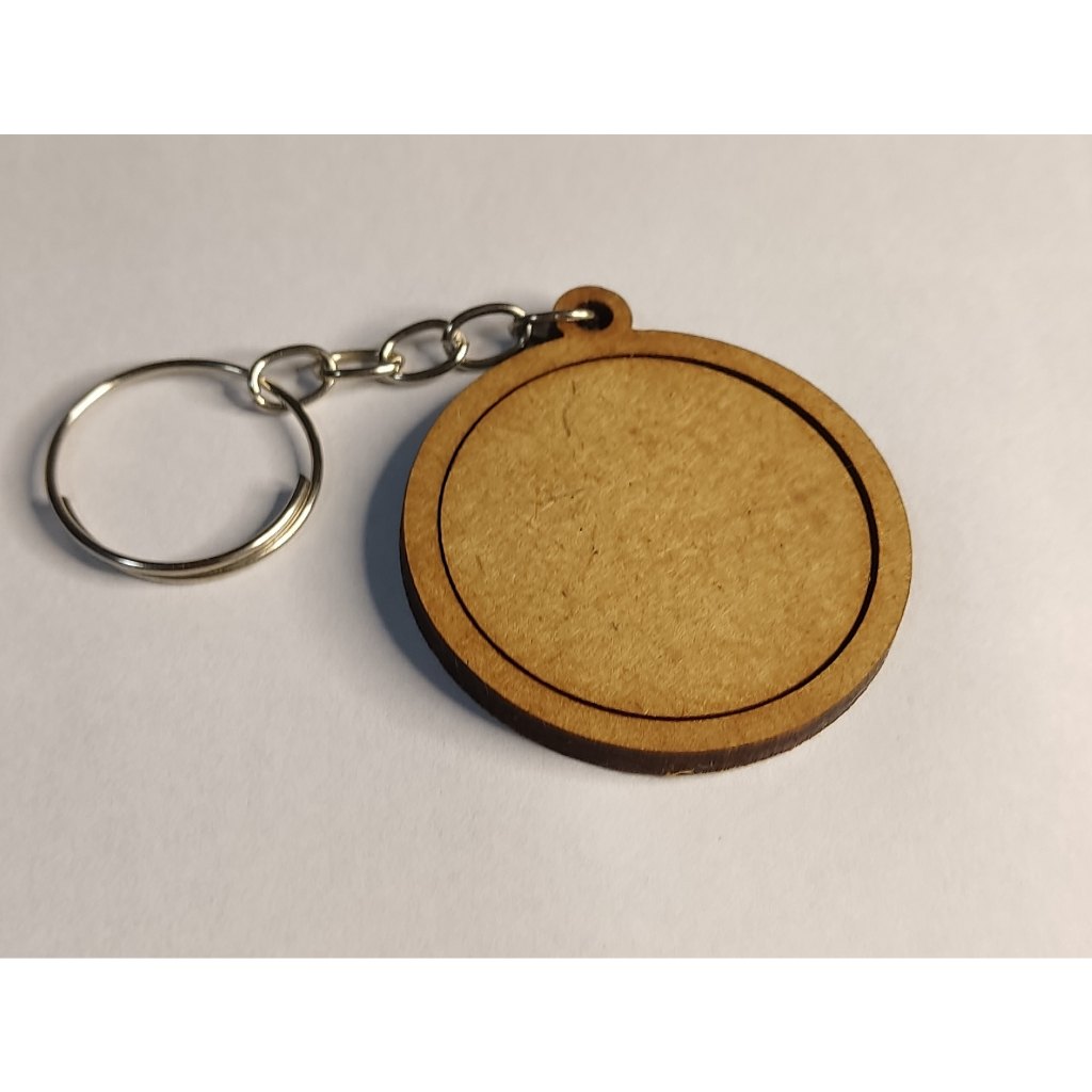 Kit 10 20 30 40 50 Mini Bastidores 5 cm Redondo em MDF Cru Pingente Colar Chaveiro com argolas