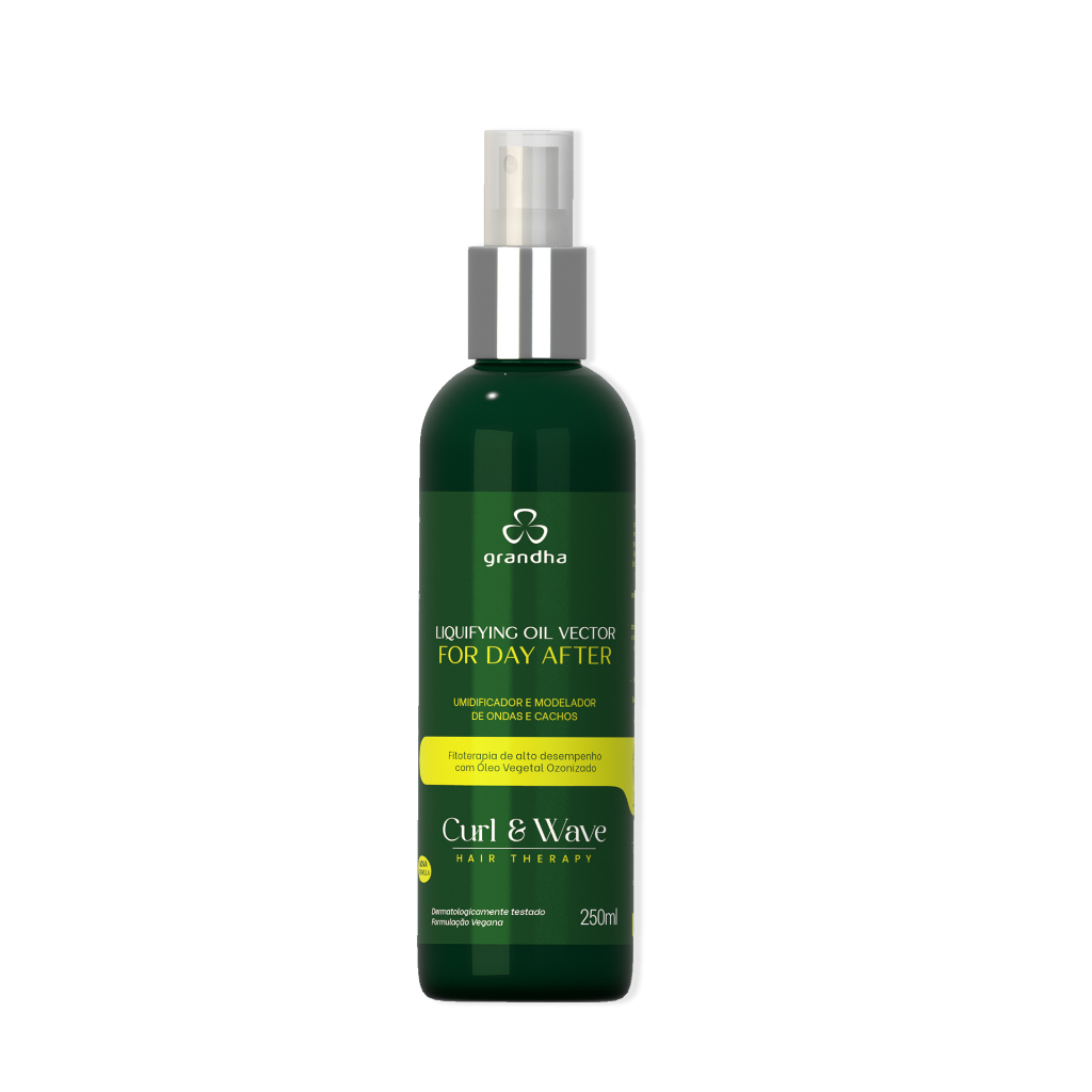 Fluido Finalizador Modelador para Cachos e Crespos Liquifying Oil Vector For Day After Curl & Wave 250 ml em Oferta na Shopee