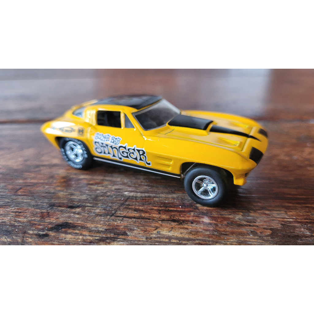Hot Wheels - '63 Corvette Sting Ray Amarelo - G-Machines 2007 (Fora da Embalagem) - 1:50