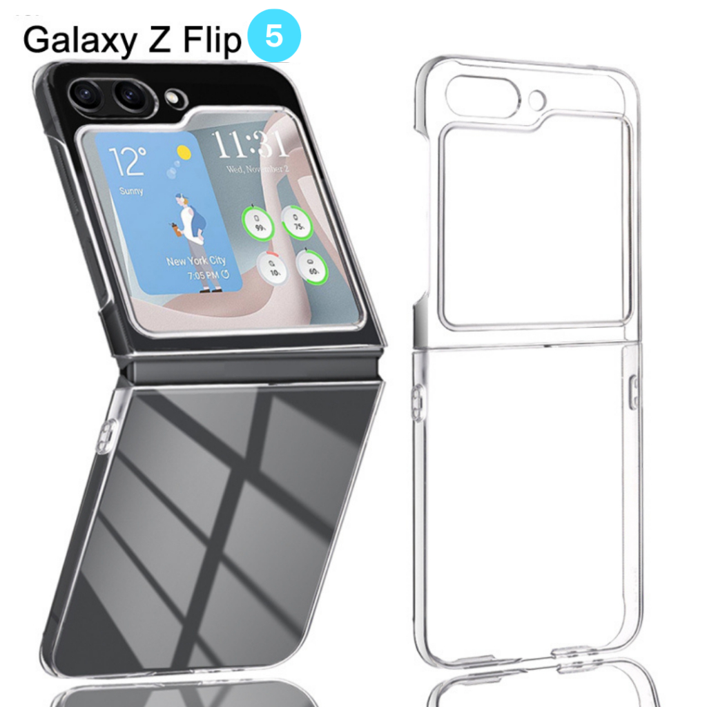 Capa capinha case transparente anti-impacto novo samsung galaxy Z Flip 5