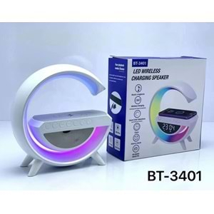 LUMINÁRIA SPEAKER CAIXA DE SOM E CARREGADOR INDUÇÃO BT-3401