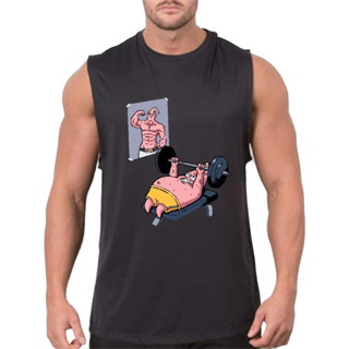 Regata Masculina Camiseta Algodão Fio Penteado Patrick Majin Boo Musculação Academia Motivação