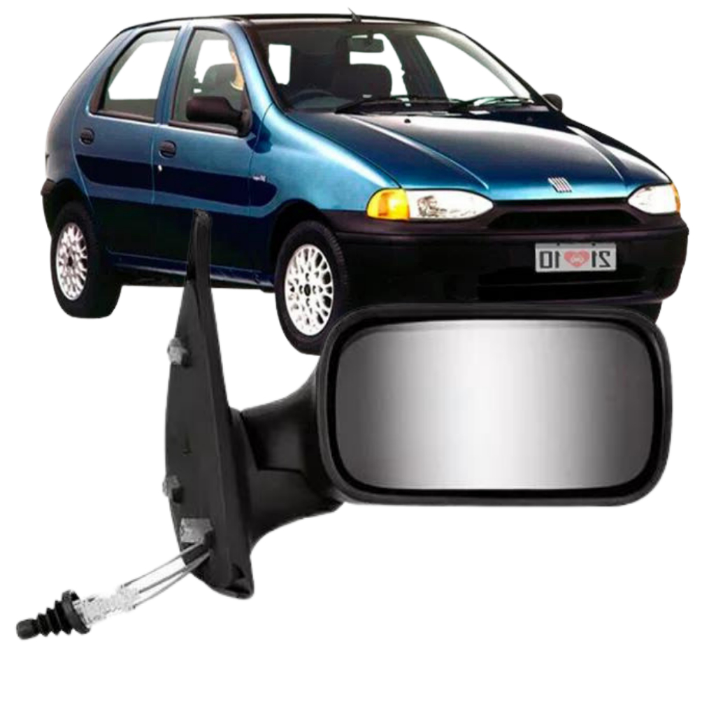 Retrovisor direito Palio e Siena 4 Portas 1996 1997 1998 1999 2000 Com Controle