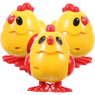 Galinha Amarelinha Movido à Corda 7,5cm lembrancinhas para festas ou gincanas.