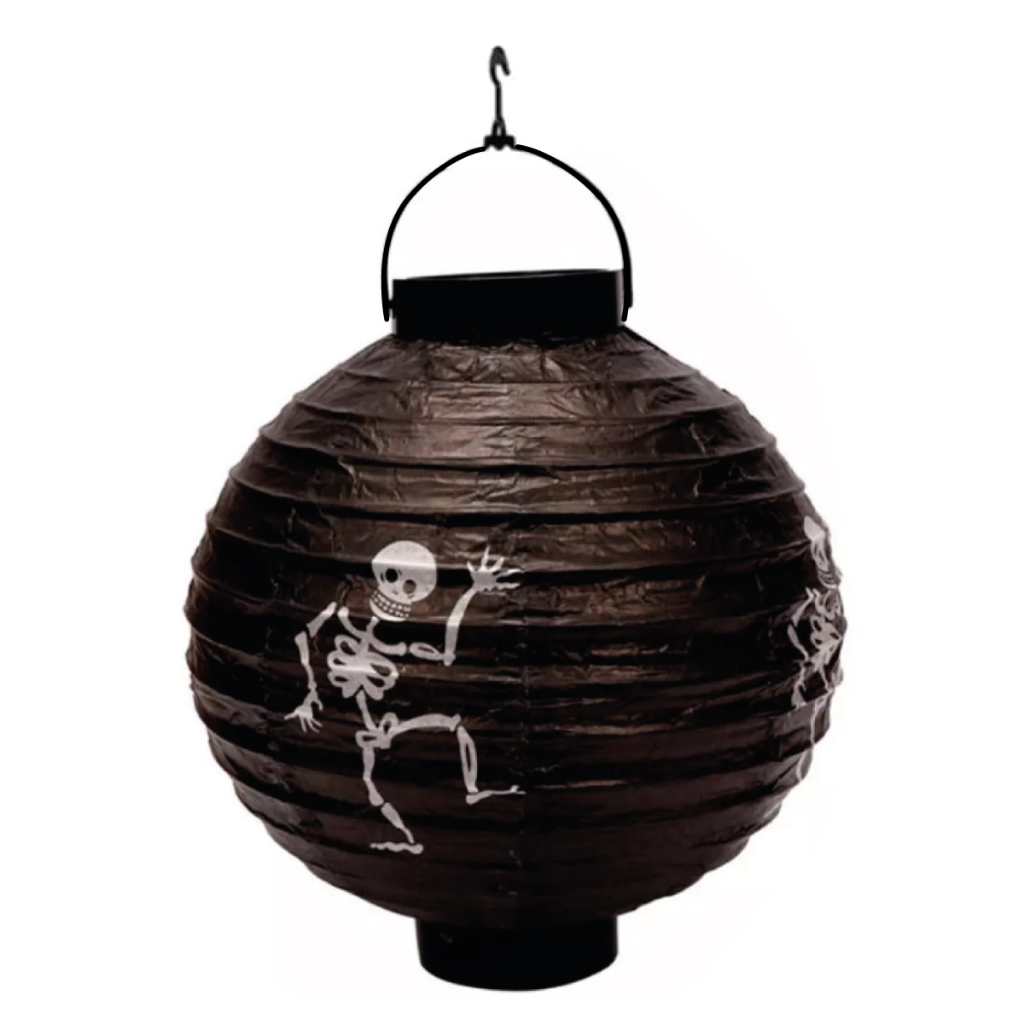 Balão Lanterna De Led Esqueleto Halloween