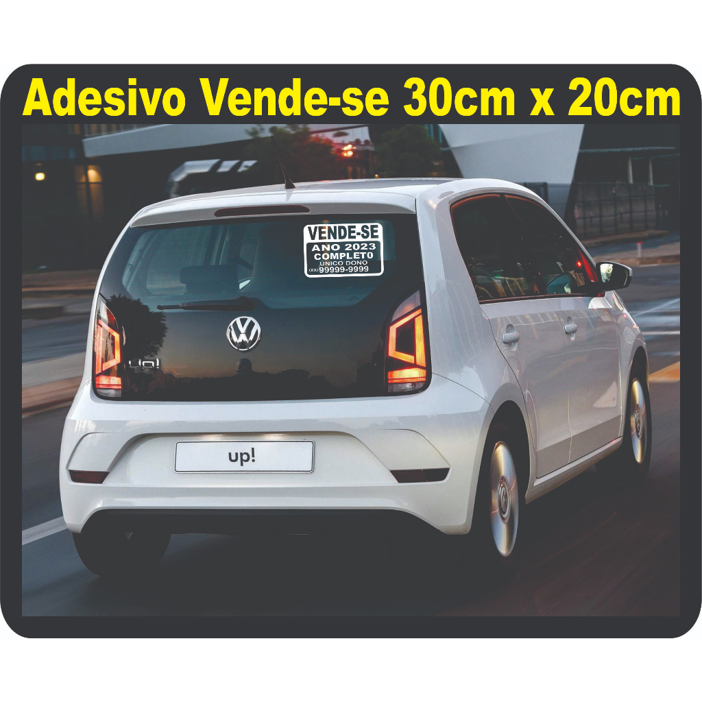 Adesivo Vende se corsa classic sedan