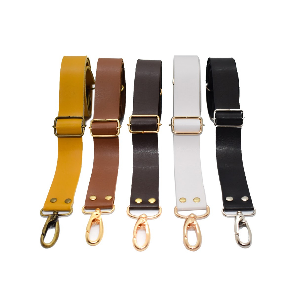 Alça transversal para bolsa em couro sintetico 3cmx1.30m com regulagem em Oferta na Shopee