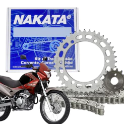 Kit Relacao Tracao Transmissao Nx 400 Falcon 2000 à 2015 Original Nakata Sem Retentor