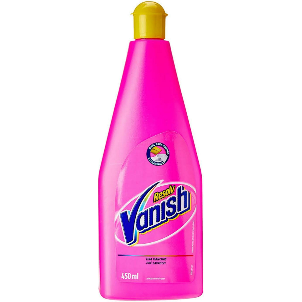 Tira Manchas Pré Lavagem Vanish Resolv 450ml para roupas coloridas