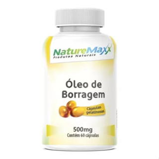 Óleo De Borragem - 500mg 60 Cápsulas Softgel - Naturemaxx - Suplemento Alimentar Natural