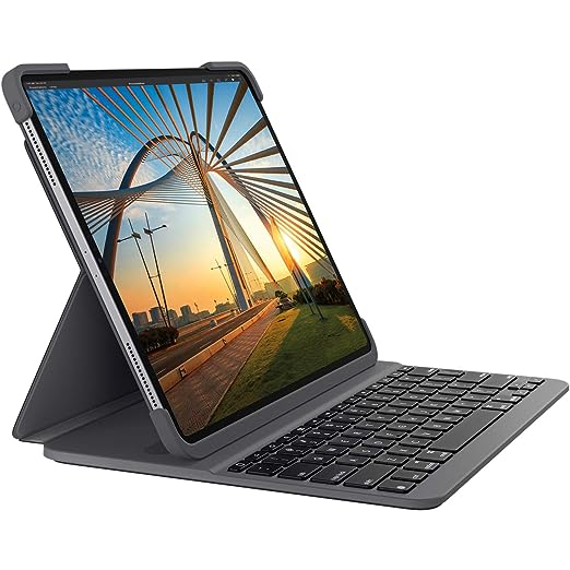 Capa com teclado Logitech Slim Folio Pro para iPad Pro 12.9 3ª e 4ª - 348664 - RSC 35