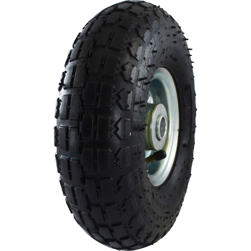 Rodinha Aro C/Câmara e Pneu Para Carrinho De Carga 3.50-4