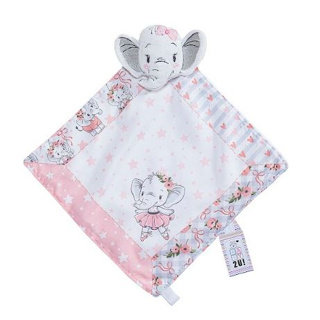 Naninha para Bebe Com Prendedor De Chupeta Plush Menina em Oferta na Shopee