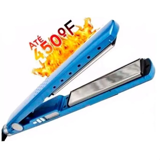 Prancha 450F Chapinha De Cabelo Profissional Nano Titanium Até 450F Azul Bivolt 110/220V em Oferta na Shopee
