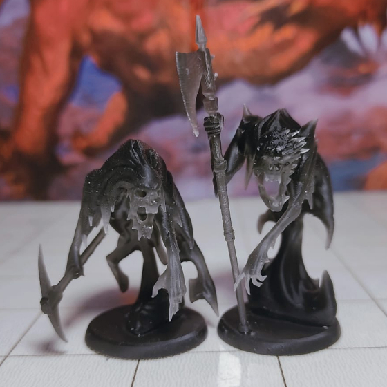 Miniatura RPG Ghost Fantasmas Assombração LINHA HD dnd d&d Dungeons and Dragons Boardgames jogo de tabuleiro Dados 4 Unidades
