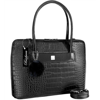 Bolsa Feminina Notebook Tablet Pasta Maleta Com Chaveiro Pompom Fashion Linda em Oferta na Shopee