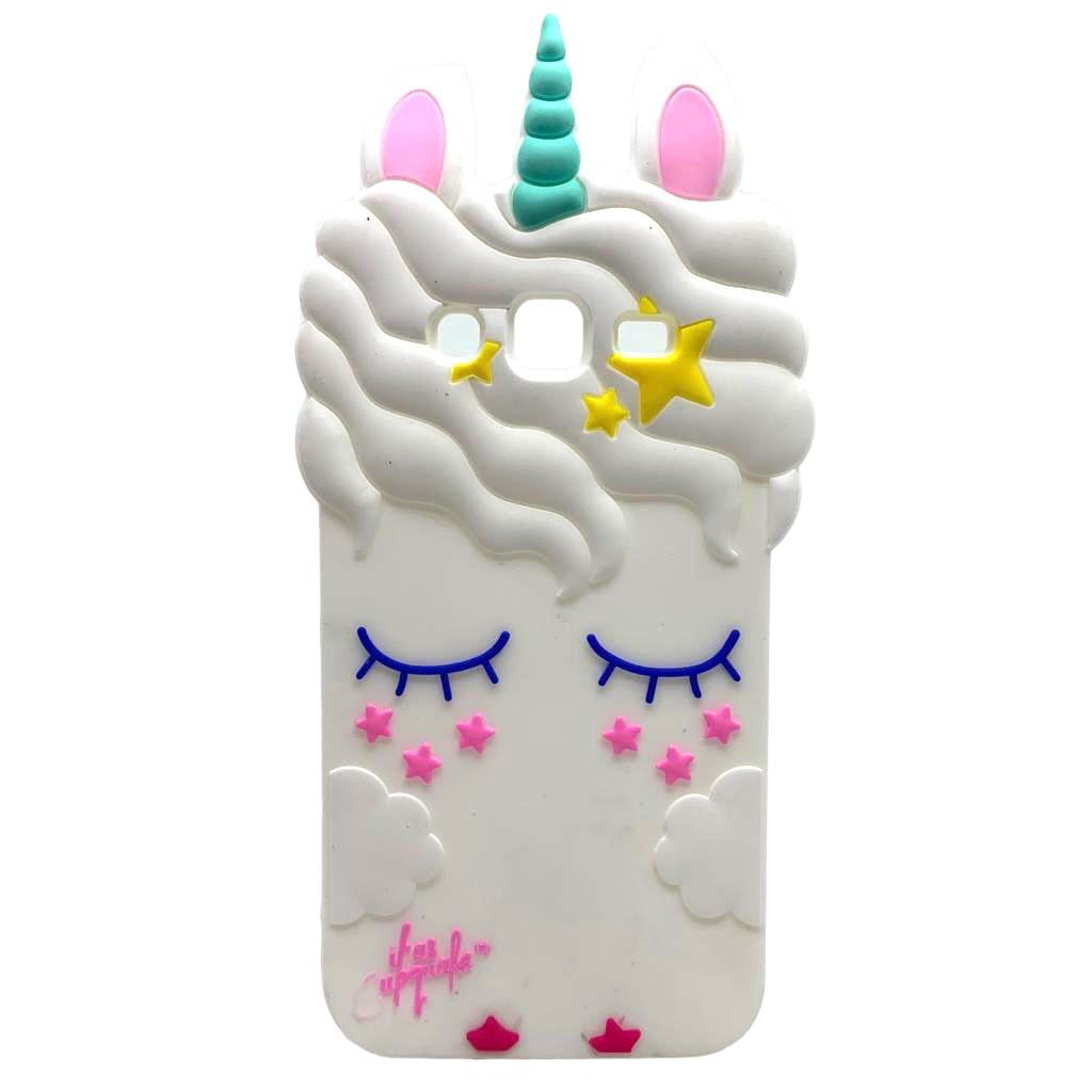 Capinha de Celular Para Samsung Galaxy J5  SM-J500  Silicone Unicórnio