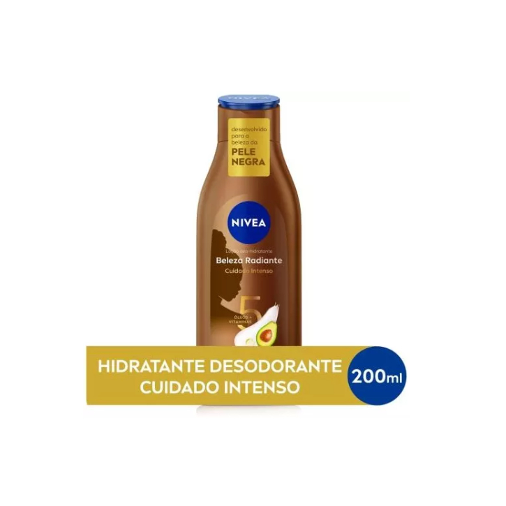 Loção Nivea Hidratante Pele Negra Beleza Radiante 200ml