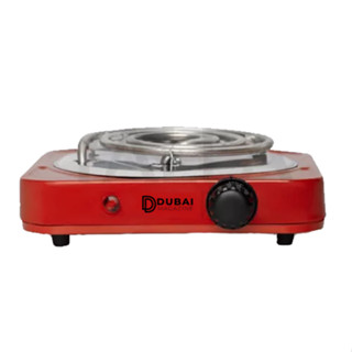 Fogareiro Elétrico Portátil 1 Boca Espiral Cooktop 1000w 220v Vermelho