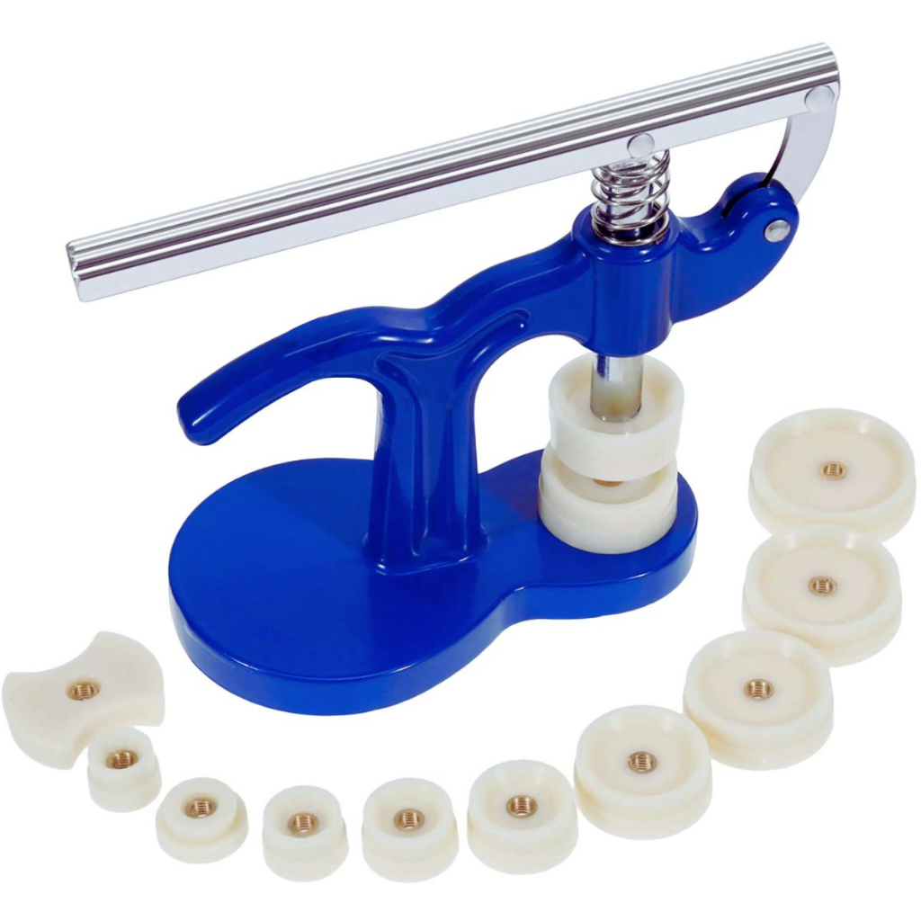 Ferramenta Relojoeiro Prensa para Fechar Fundo e Vidros de Relógios Profissional