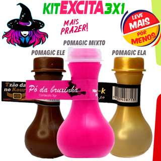 Kit sex shop 3 Produtos Eróticos casal Top Sexy shop  topgel Lubrificante intimo sexual sexshop em Oferta na Shopee