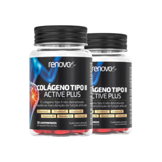 Renova Be Colágeno Tipo 2 Active Plus Para Ossos, cartilagens e articulações