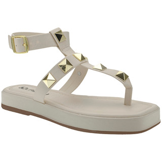 Sandália Papete Feminina Flatform Dedo Rasteira Lazzlu