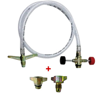 Transferidor de Gas para Botijao P13kg p/ P2kg + Adaptador P13 e P2