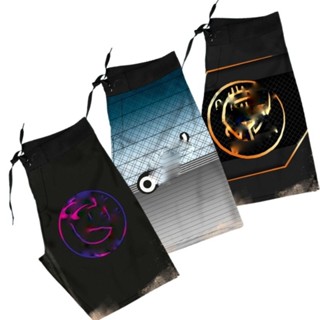 KIT COM 3 BERMUDAS ELASTANO SURF/ MODA PRAIA MASCULINA, SECAGEM ULTRARRÁPIDA