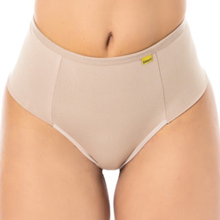 Kit 08 Calcinha Pala Dupla Segura Barriga Modeladora Pós Parto Cos Alto Lisa Cintura Alta