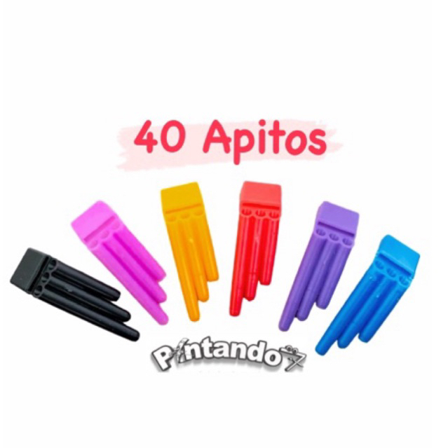 40 Apitos 3 Tons Cores Sortidas Brinquedo para Lembrancinhas em Oferta na Shopee