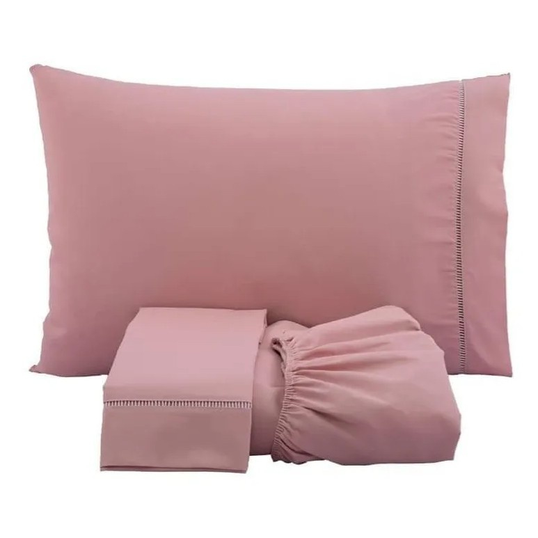Jogo De Cama Lençol Casal Queen 100% Algodão Elástico Ajustável Cama Box Percal 180 Fios Kit 3 Peças