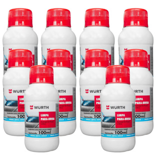 Kit 10 Limpa Para Brisa Wurth 100ml Fluido Liquido Limpeza De Parabrisa Automotivo Carro em Oferta na Shopee