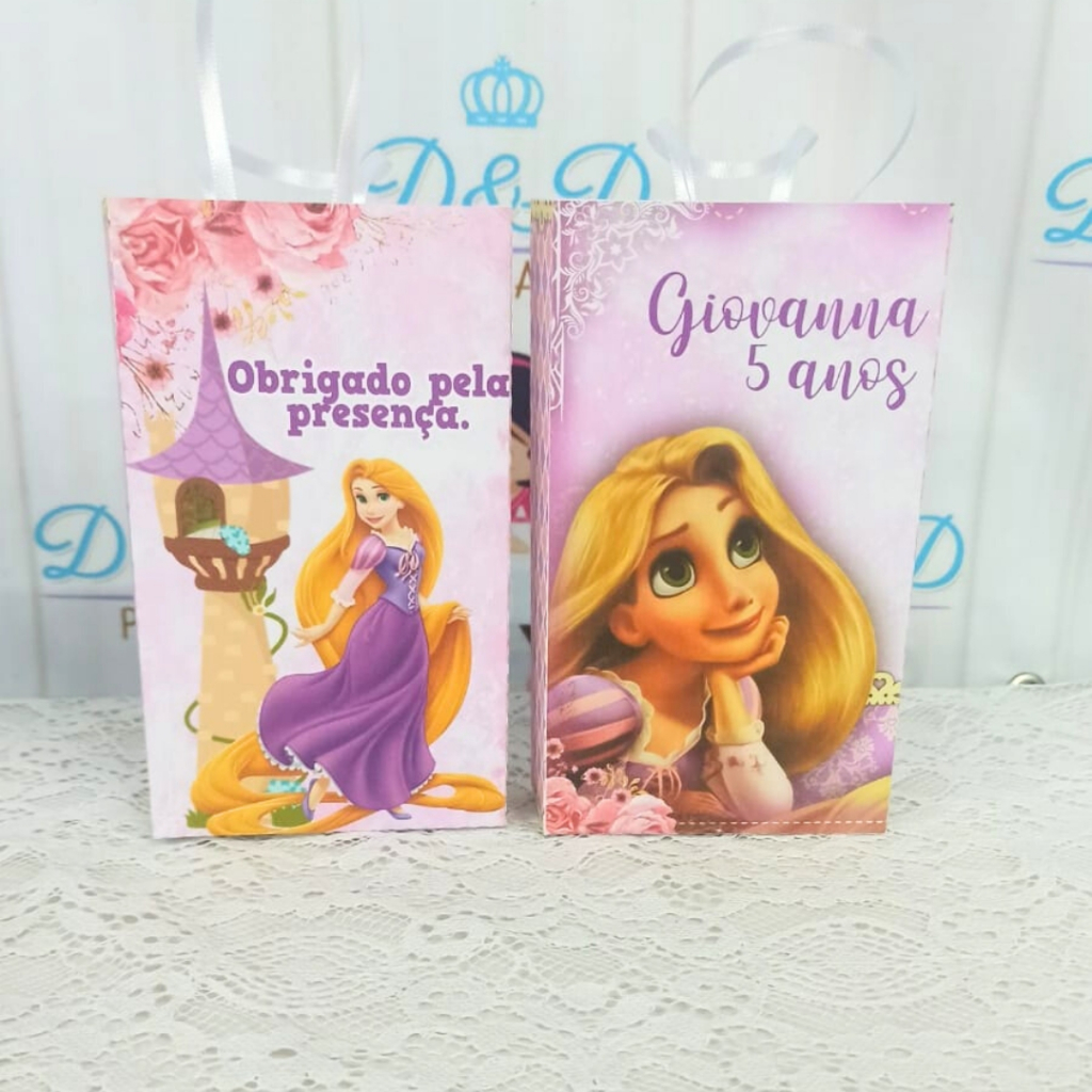 10 Sacolinhas Personalizadas para Festa Lembrancinha Enrolados