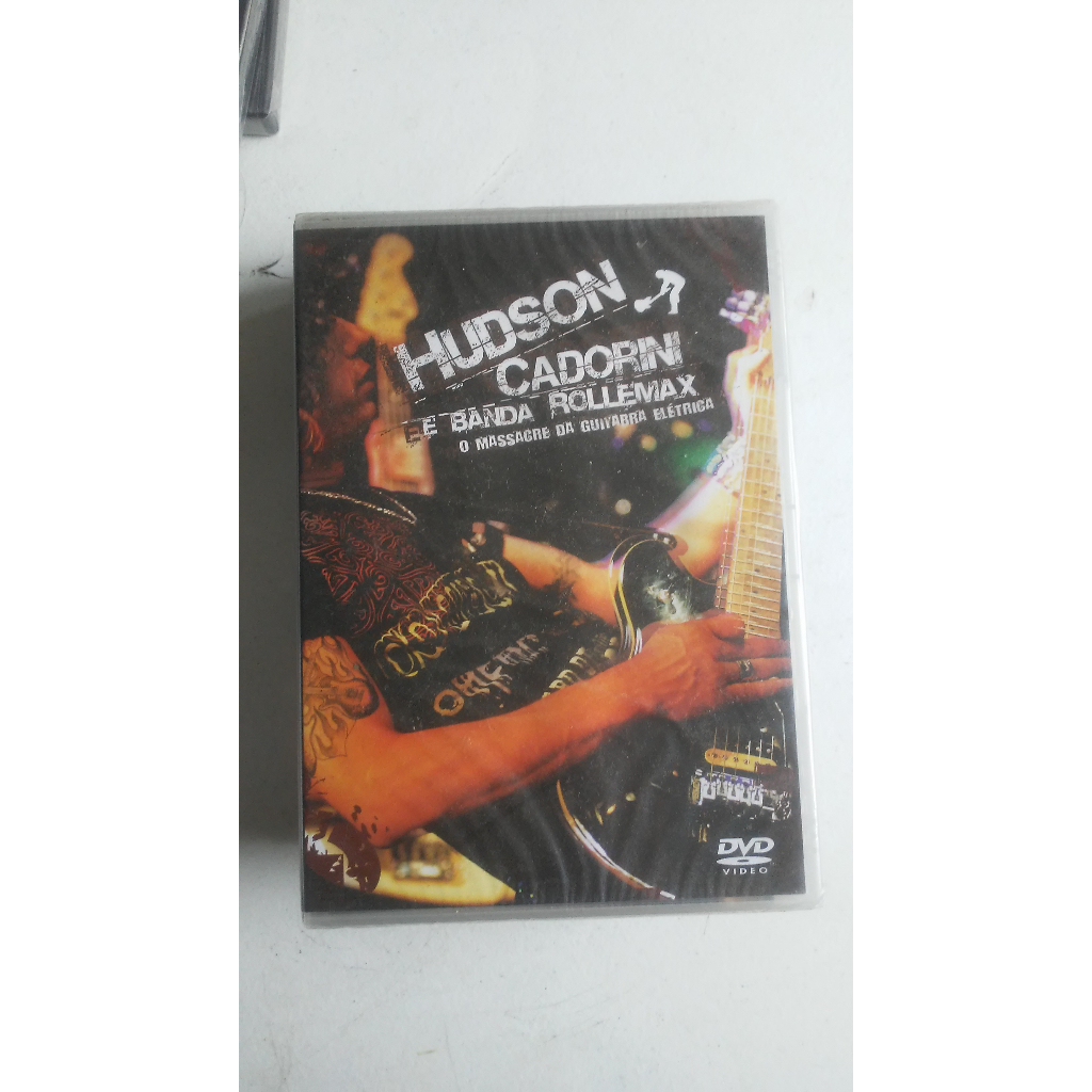 DVD HUDSON CADORINI E BANDA ROLLEMAX O MASSACRE DA GUITARRA ELETRICA (LACRADO DE FABRICA)