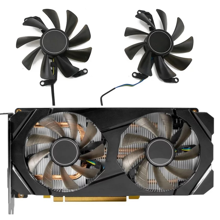 Fan Para Placa De Video Galax GTX1660, RTX 2070/2060 Ti/super PALIT RTX3050/3060/ 3060 Ti Dual OC