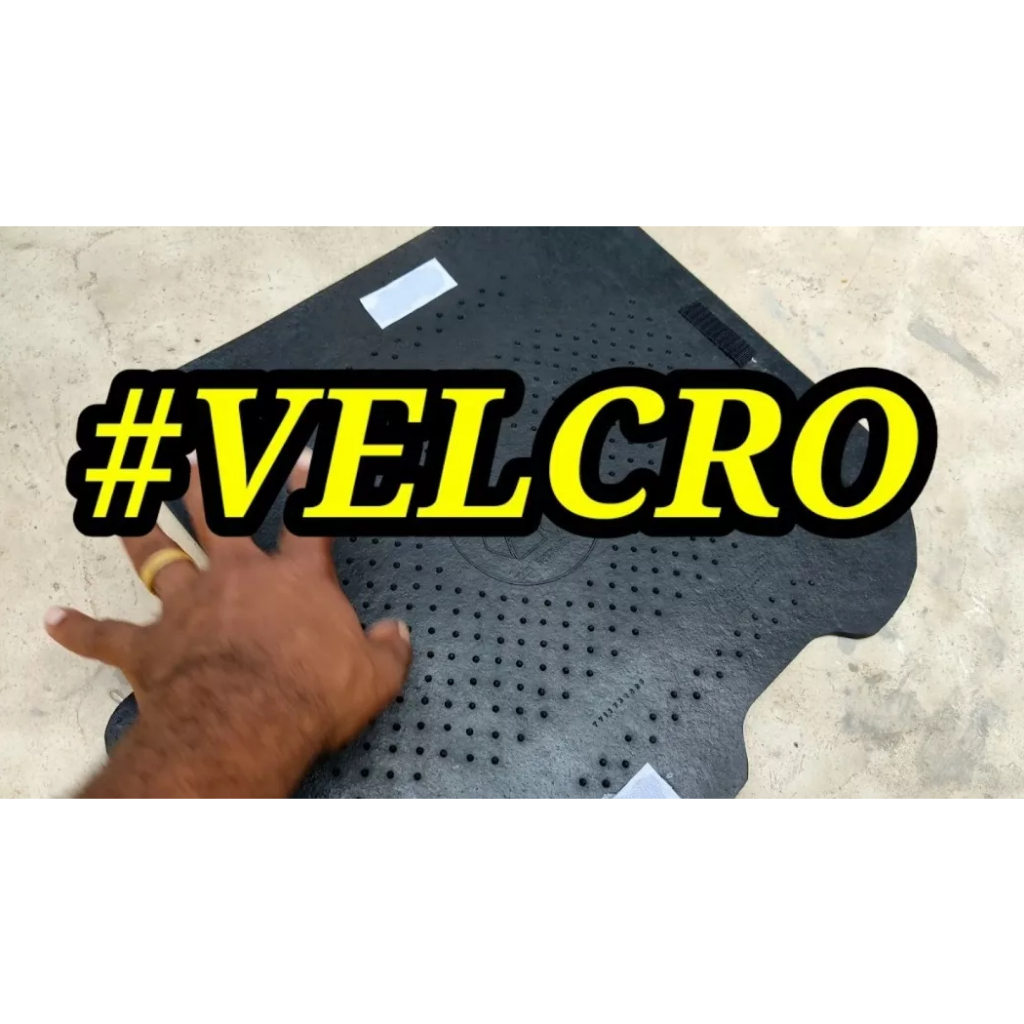 Velcro Adesivo Dupla Face Antderrapante Para Tapete Automotivo E Residencial - Por Metro