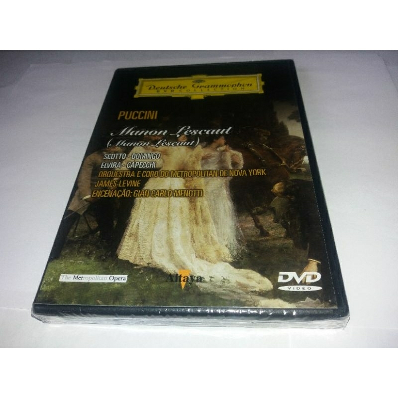 Dvd - Opera : Manon Lescaut - 1980 - Puccini - Placido Domingo - Renata Scotto - Lacrado