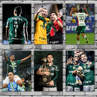 Placas Decorativas Quadros Jogadores Verdão Palmei.ras 01 a 15 - Futebol Esportes